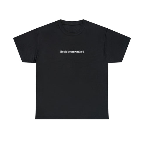 naked tee (black) – Teosworld